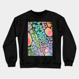 Psychedelic Cells - Acrylic Swipe Crewneck Sweatshirt